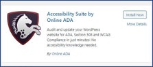 Accessibility Suite's listing on the WordPress plugin store