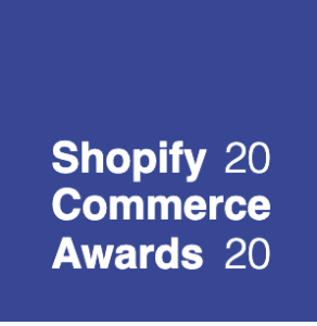 Shopify Commerce Awards - web design award